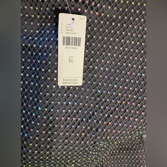 Anthropologie Sunday in Brooklyn One-Shoulder Mesh Shine Mini Dress - Picture 13 of 15